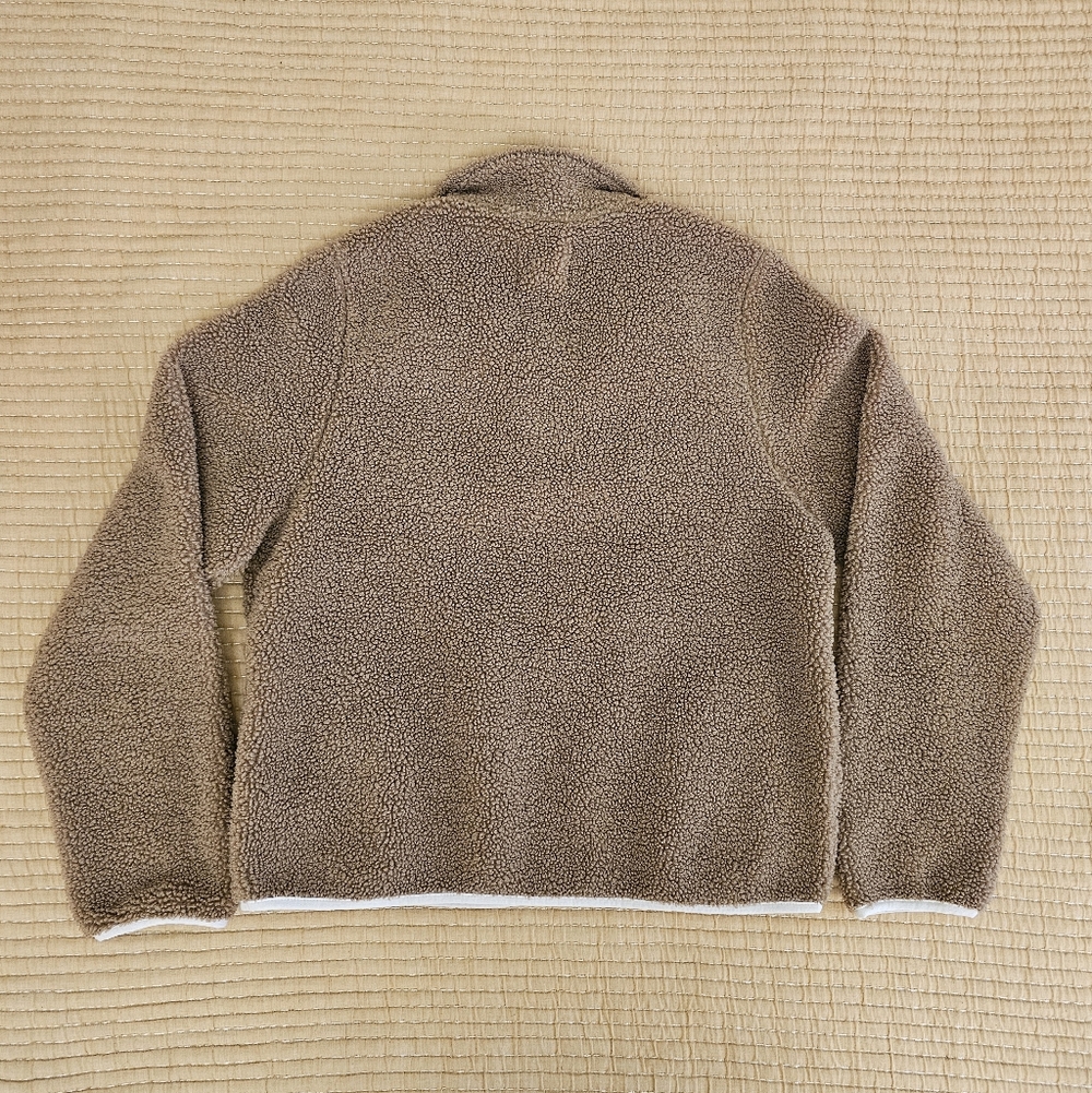 Aspen Teddy Bear Sherpa Fleece Pull Over‎ Quarter Zip Cozy Cabincore - Picture 3 of 9